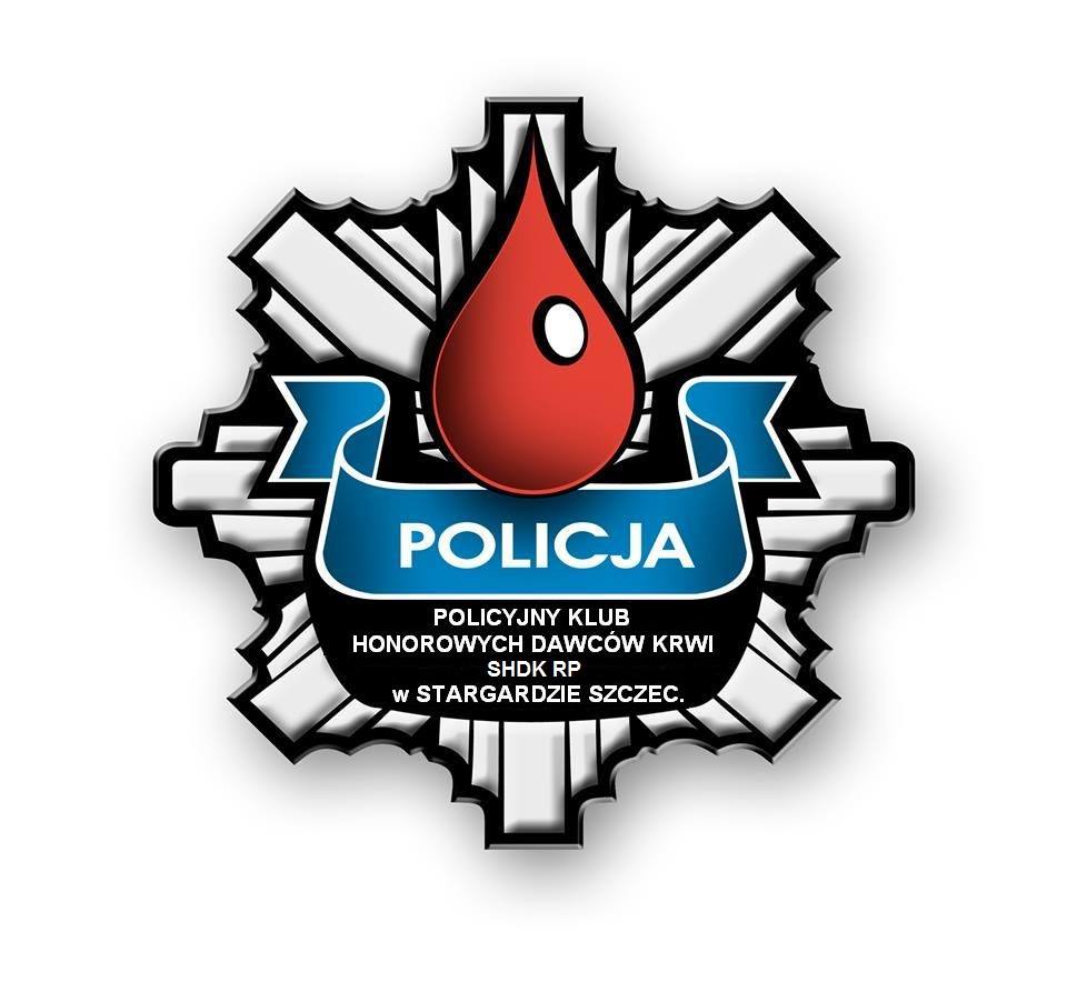 Logo - Policyjny Klub Honorowych Dawców Krwi w Stargardzie